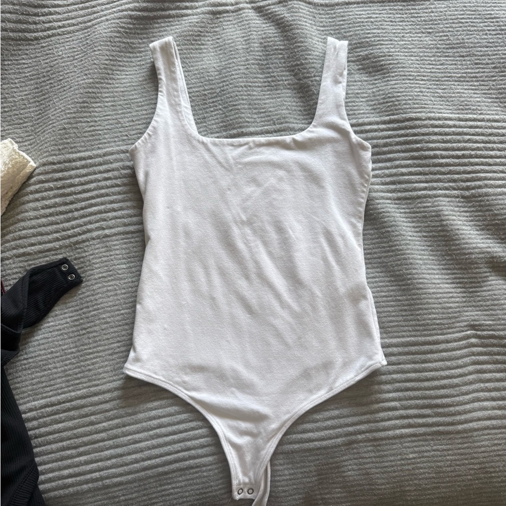 Abercrombie & Fitch White Bodysuit